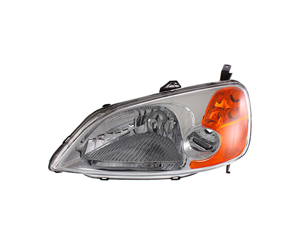 Headlight for Honda CIVIC, 2001-2003, front view SCH86