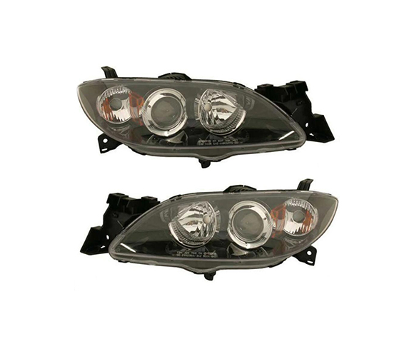 Headlight for Mazda 3 2004 front view SCH115