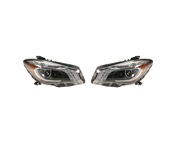 Headlight for Mercedes Benz CLA 250, 2014-2018, front view SCH83