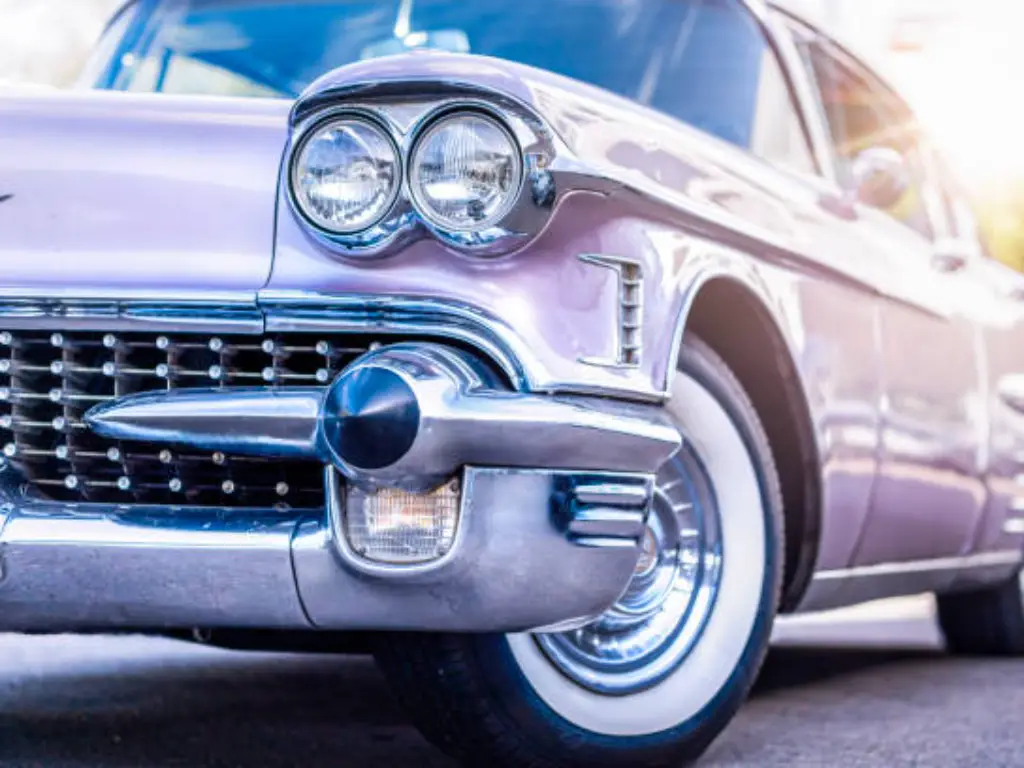 old car headlights