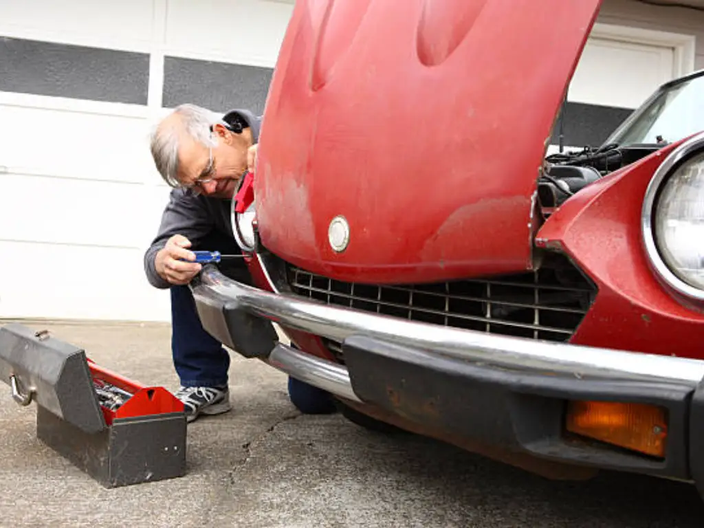 old school car restoration