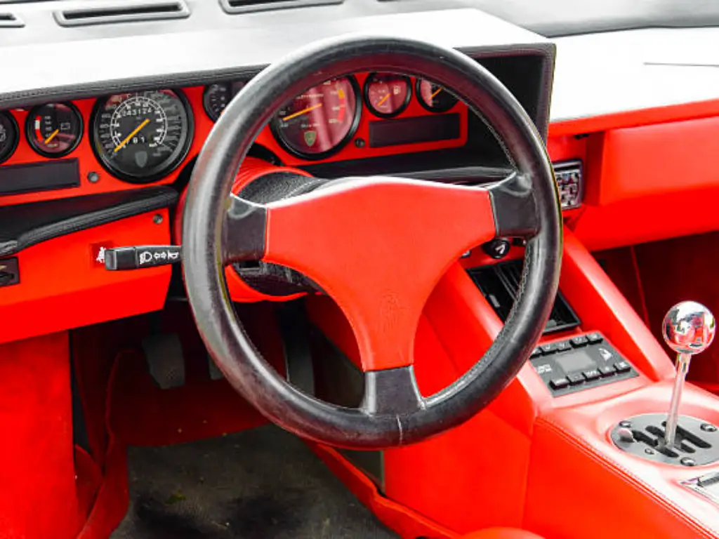 Lamborghini Countach interior
