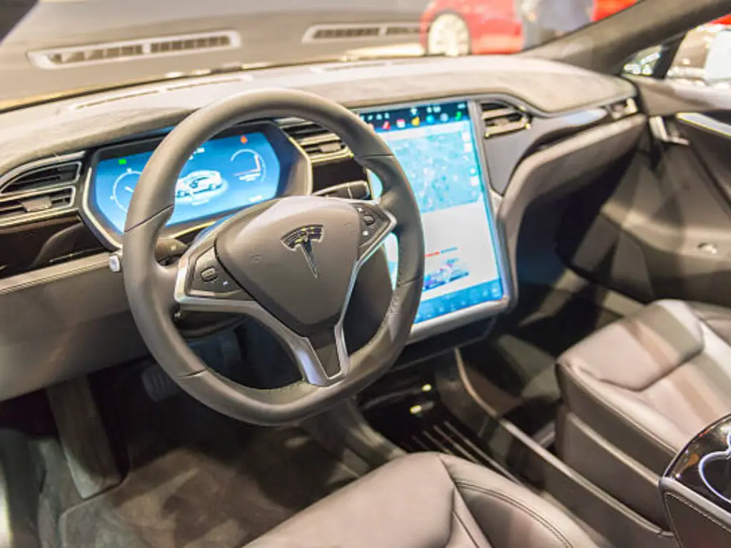 Tesla Model S interior