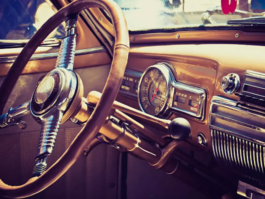 classic car interior