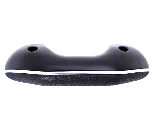 Arm rest pad for 1955 66 Chevrolet GMC pickup A8352 Black side view