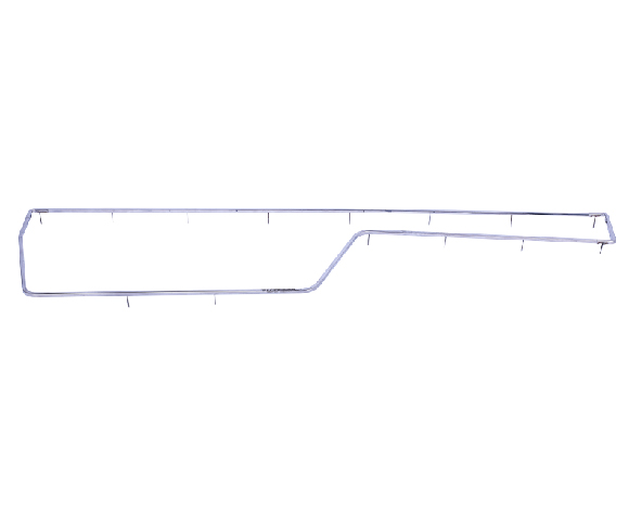 Door panel surround molding for 1972 Chevrolet GMC truck polished stainless steel pair D3576