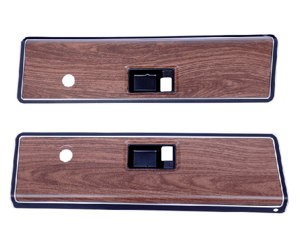 Door panel trim set with woodgrain for Chevy GMC 1973 76 D3569