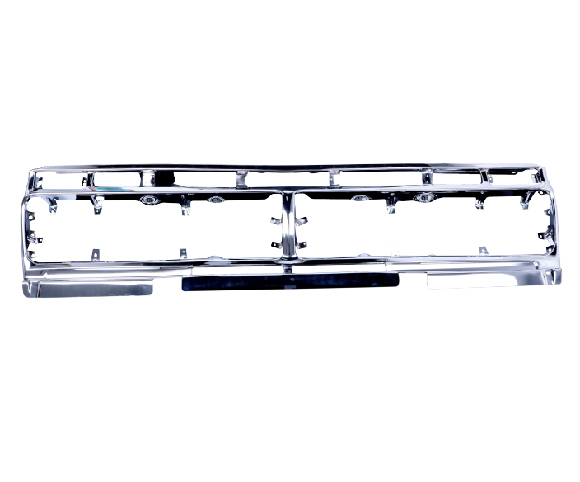 Front grille shell anodized aluminum for 1973 77 Ford F series pickup truck G4459