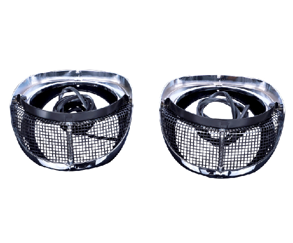 Headlamp bezels for Chevrolet Bel Air 1957 SH2163 back