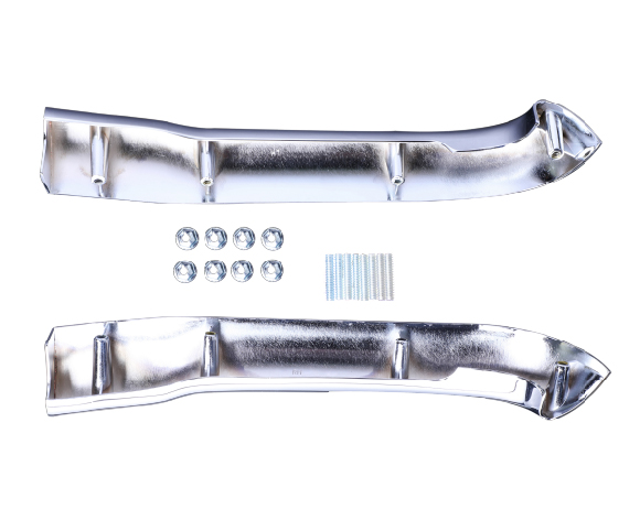 Front hood bar extensions for Bel Air 1956 150 210 B35 7017 back