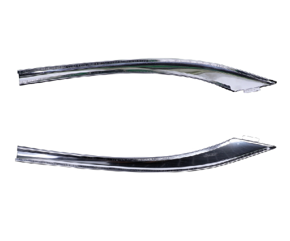 Quarter panel molding stainless steel for Bel Air 1957 pair B35 6973 B35 6977 back