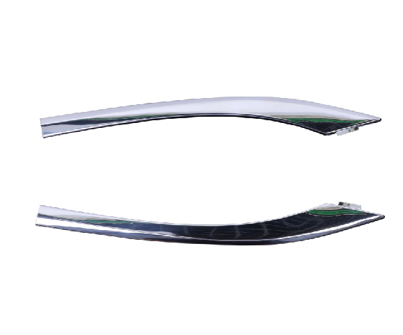 Quarter panel molding stainless steel for Bel Air 1957 pair B35 6973 B35 6977 top