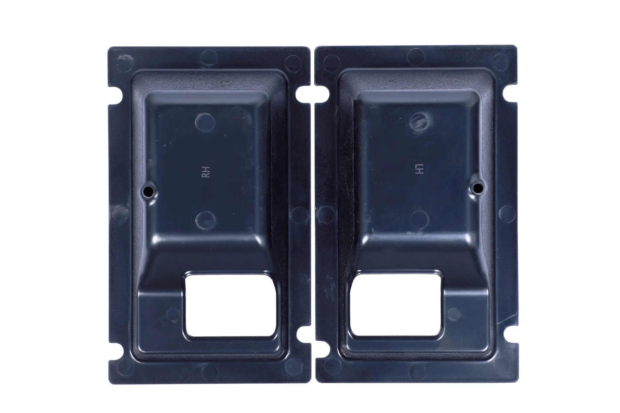 Door handle cup escutcheons for 1977 80 Chevy pickup injection molding C73 4650 back scaled