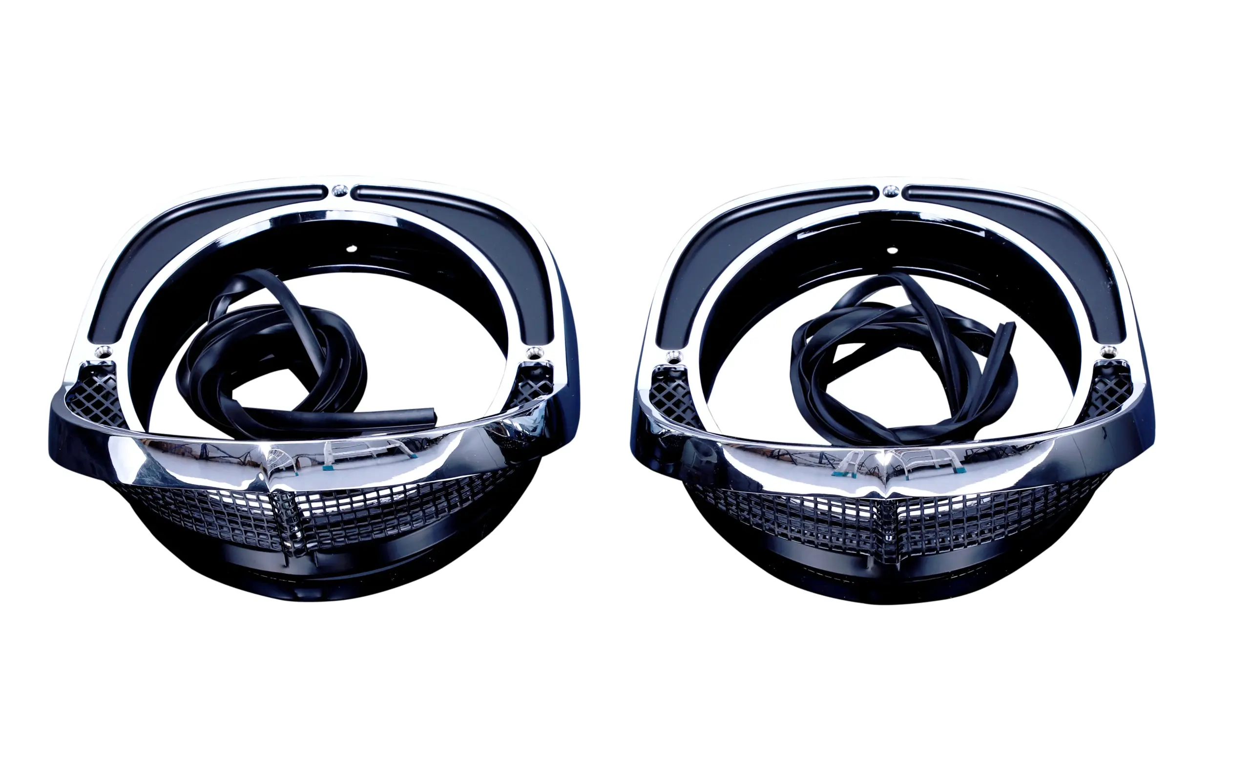 Headlamp bezels for Chevrolet Bel Air 1957 SH2163 front scaled