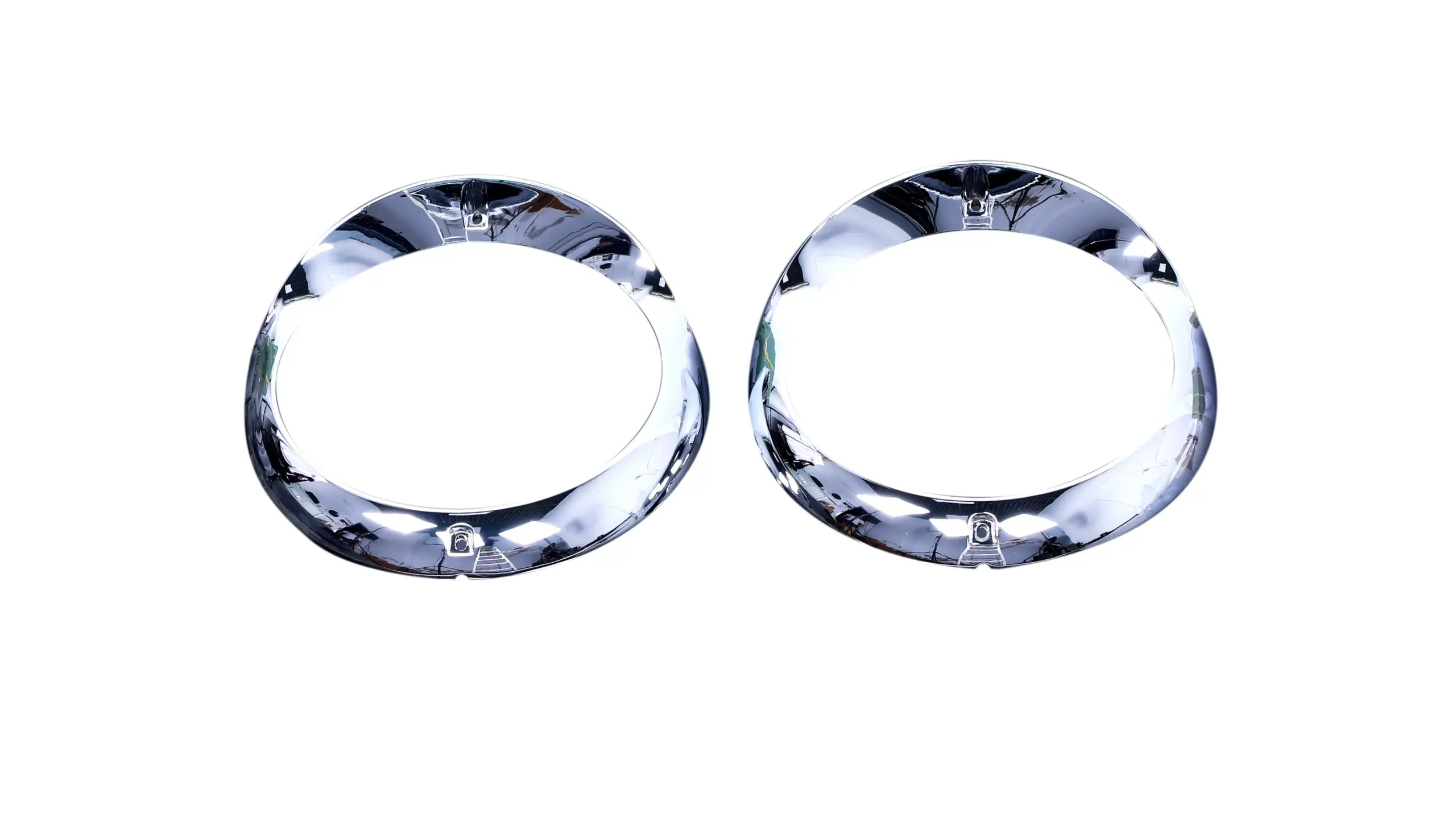 Headlamp bezels with gaskets for Chevrolet Bel Air 1955 scaled