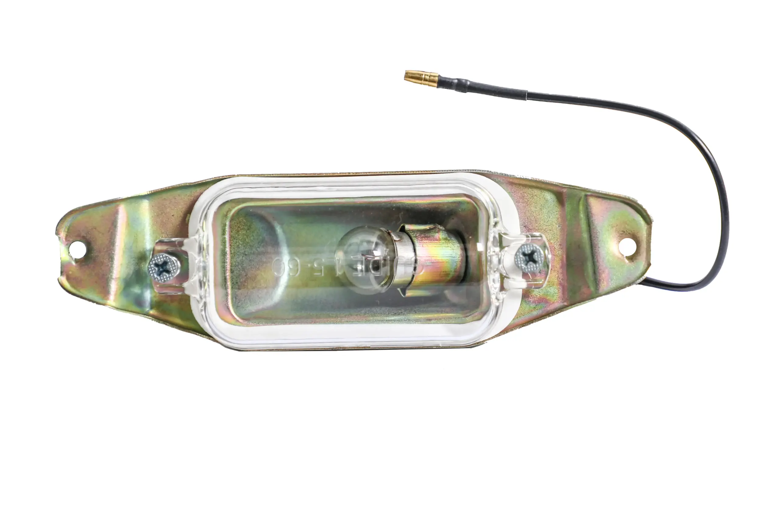 Rear license lamp assembly for Impala 1961 64 C26 0694 front. webp scaled