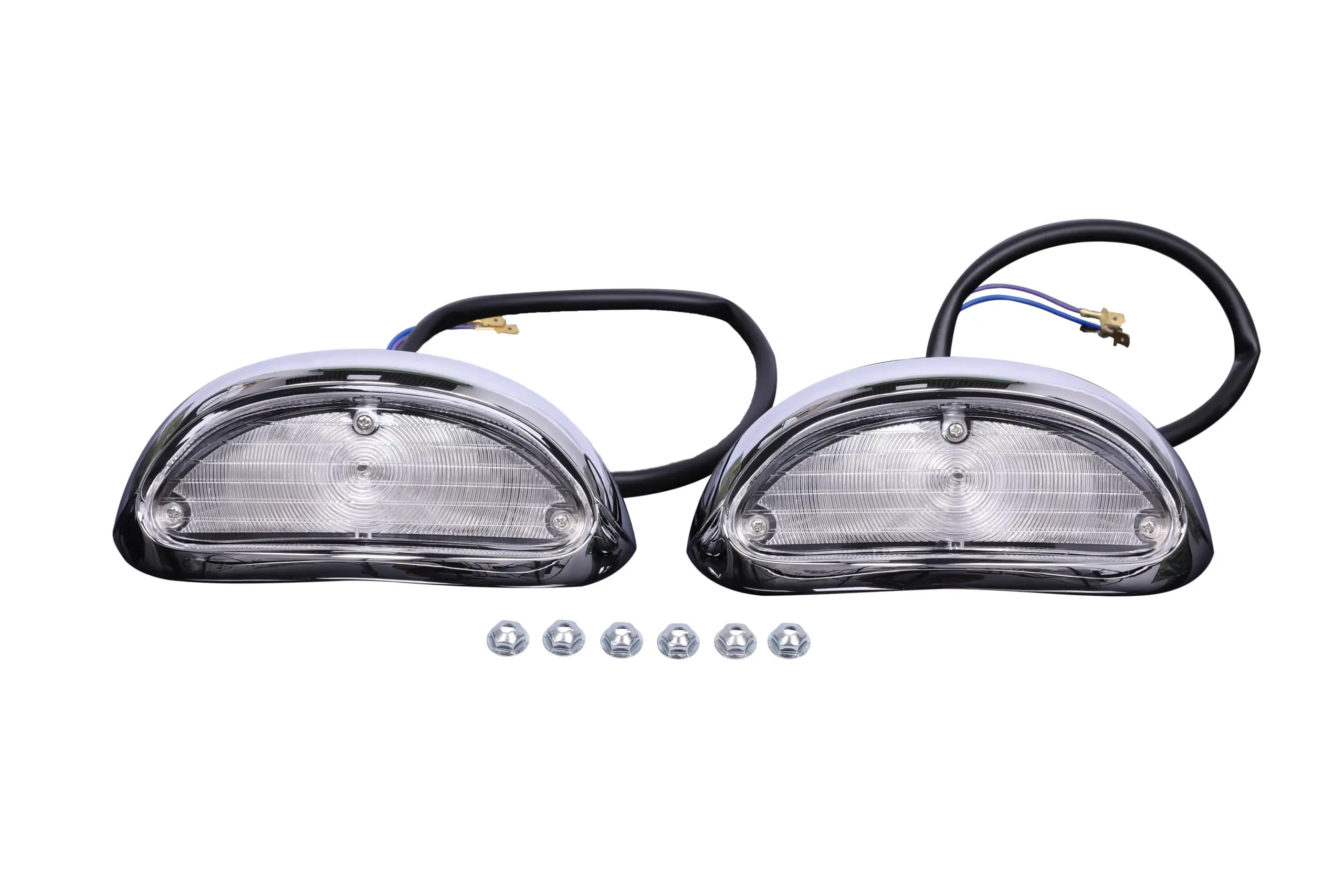 Park lamp assemblies for 1955 Bel Air 150 210 Nomad B35 6960 front view  scaled